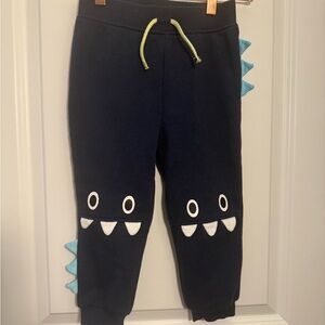 Primark Navy Kids Joggers with Monster Detail (Never Worn)